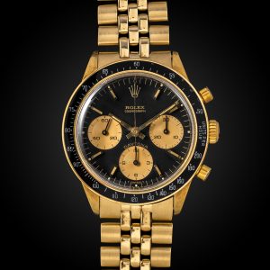 Rolex Daytona 6241 14k Yellow Gold Black Dial