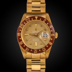 Rolex GMT 6542 Yellow Gold Albino